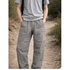 The North Face Hiking Convertable Cargo Pants Size M/34-36 Classic Khaki